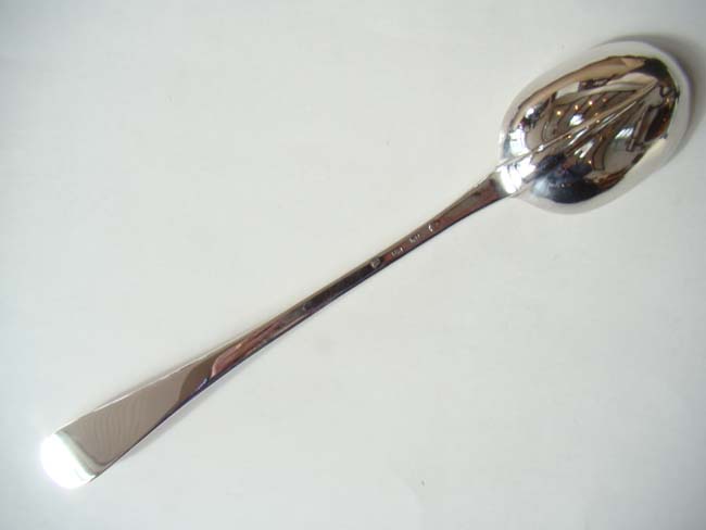 A fabulous English Queen Anne period Scottish 'Rat -Tail' pattern Silver Stuffing Spoon by Charles Dickson of Edinburgh, 1711, with assay mark of Edward Penman. — image 3